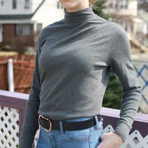 Soft Grey Turtleneck